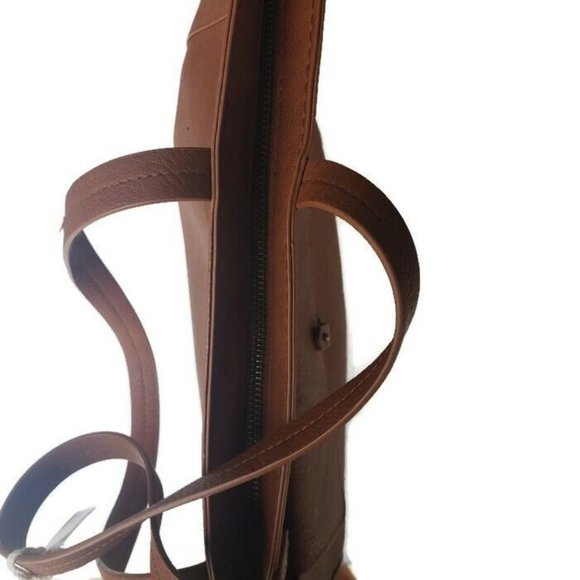 Half Moon Tote Handbag Universal Thread Goods Co Cognac Everyday Bag - Picture 5 of 5